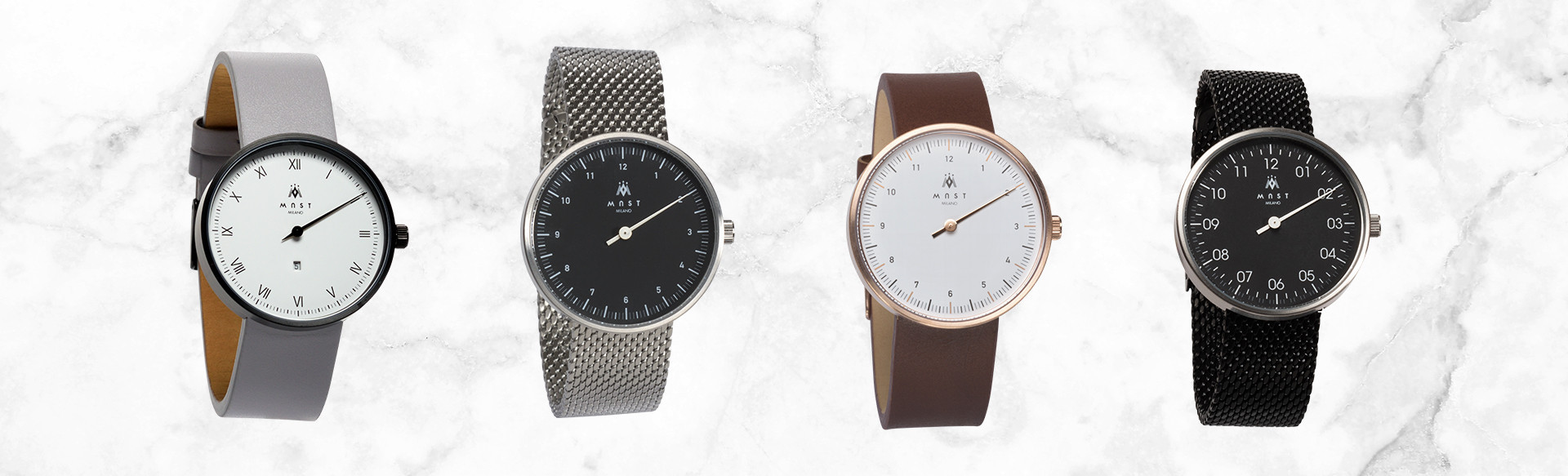 MAST Milano | Montres mono aiguille 12 heures modernes et innovatrices